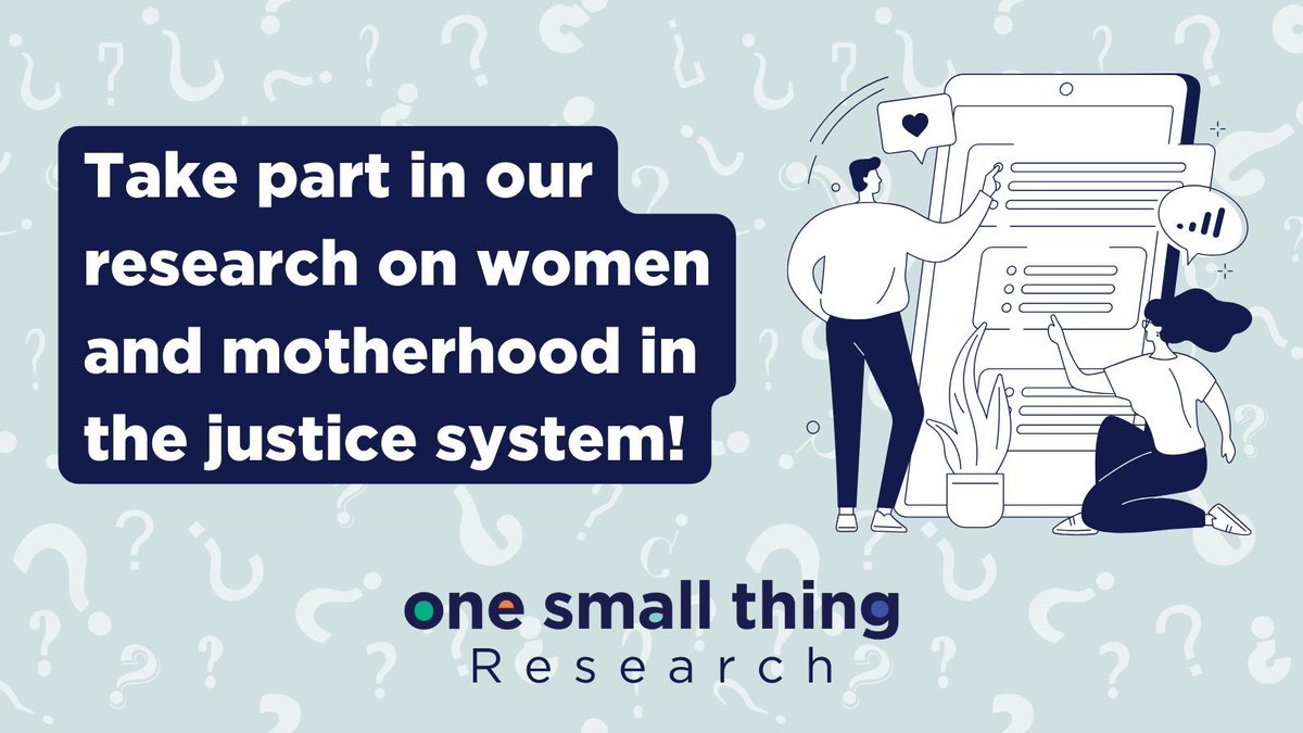 📣 Take part in our research! Do you work in the #justice or #community sector? Please take our short #poll and feed into #research on women and motherhood in the #justicesystem 👉 buff.ly/3O9bsIr