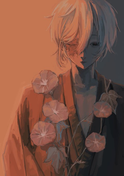 「orange theme short hair」 illustration images(Latest)