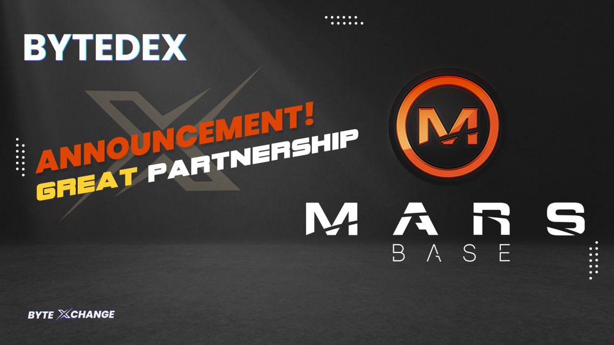 🔥Bytedex and <a href="/MARSBASEio/">MARSBASE | Liquidity and yield protocol</a> Join Forces: Democratizing Access to Early-Stage Blockchain Projects 

#CryptocurrencyNews 
Bytedex, the leading secure and user-friendly cryptocurrency ecosystem, and Marsbase, the pioneering Web3 secondary market platform, are thrilled to announce a