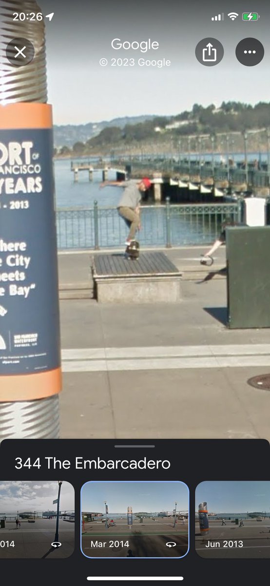 Ash_seck's tweet photo. Skate twitter is the only place that might appreciate finding someone getting a clip on googlemaps. https://t.co/nBVLVwJ4BW