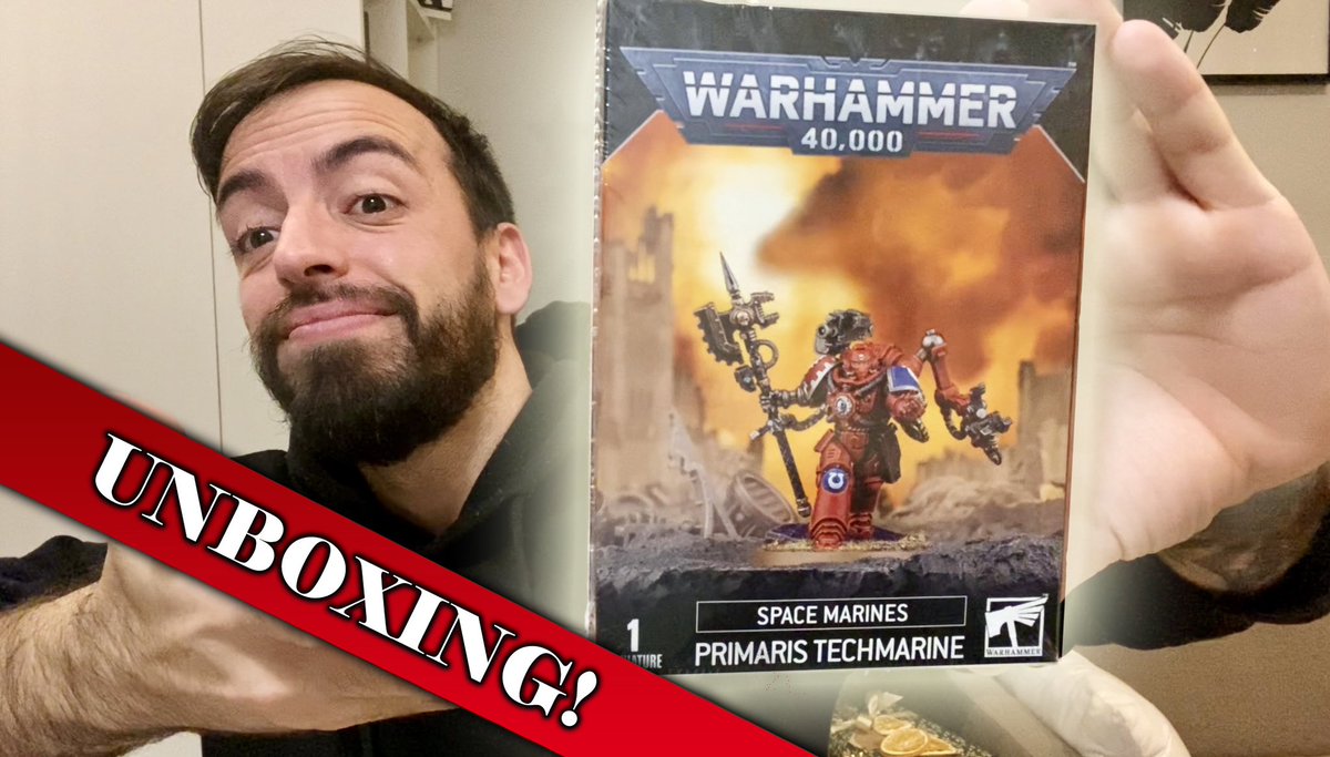 NEW VIDEO! Techmarine unboxing, assembling, comparison and first thoughts! 😁#WarhammerCommunity #warhammer40000 #warhammer40k 
youtu.be/RwPc-W_J9ng