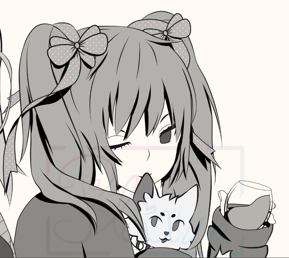 Plaxu_n's tweet photo. These are fern, Mona(kitten) &amp; Nexus, Mona(kitten) all of these belong to @fernexis it's always fun to draw these cuties~ 
#ocart #ocs #digitalart #DigitalArtist https://t.co/v40bF1nia3