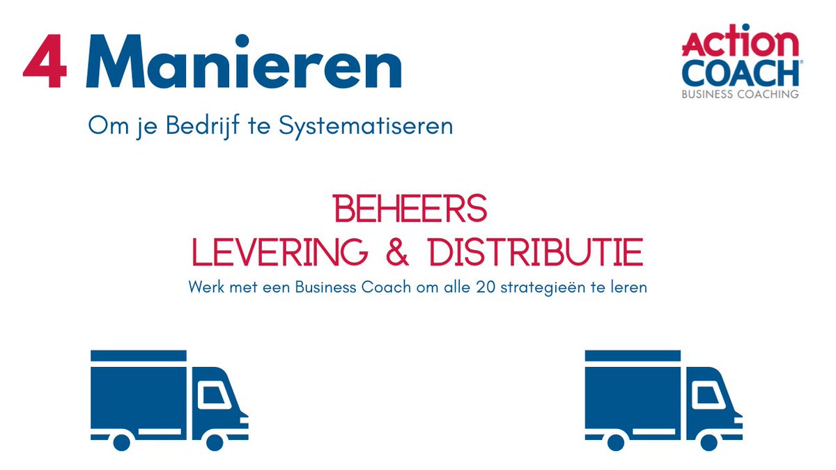 ActionCOACHNL's tweet photo. 4 manieren om jouw bedrijf effectiefer en efficienter te laten werken!

#actioncoach #businesscoach #4manieren #coaching #mkb #kmo #ondernemen https://t.co/bPh63IrbHH