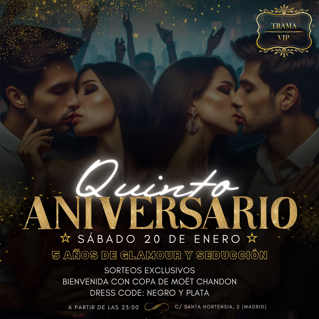 gentelibre.com/evento/trama-v…
Trama Vip: 5º ANIVERSARIO
<a href="/TramaVip/">Trama Vip</a> #MásEventosLiberales #GenteLibreMagazine 
Bienvenido a la celebración del 5º Aniversario de Trama Vip, una experiencia única que fusiona glamour y seducción en el escenario vibrante de Ma…