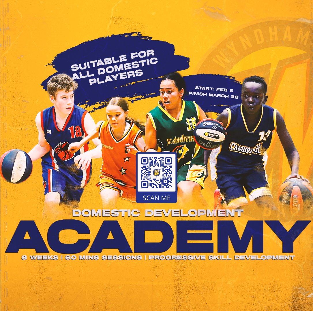 Our market-leading Domestic Development Academy (DDA) provides an extra development opportunity for keen domestic juniors who want to develop their love of the game &amp; improve their skills.

❓For domestic players
🗓️ Begins Feb 5
🔗 ow.ly/S7Ob50Qgbzu