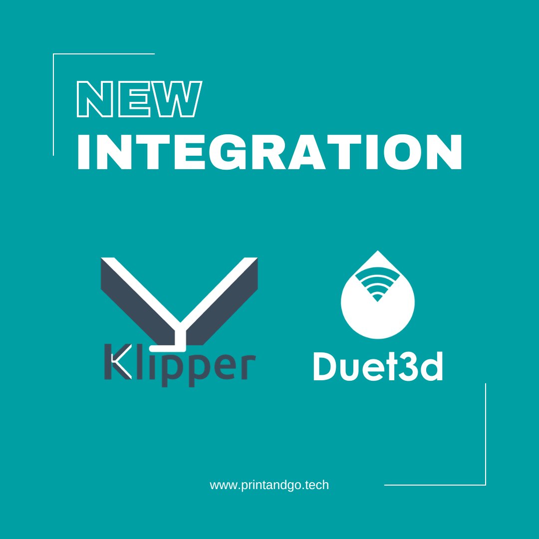 printandgotech's tweet image. 🚀 Exciting news for #klipper3d and @Duet3D users! PRINT&amp;amp;GO is now compatible with all your printers via LAN connection. Our cloud-based platform offers: 

📊 Printer reports
🔄 Real-time synchronization
📄 100% G-code recovery

#printandgo #software #3Dprinting #klipper #duet3d