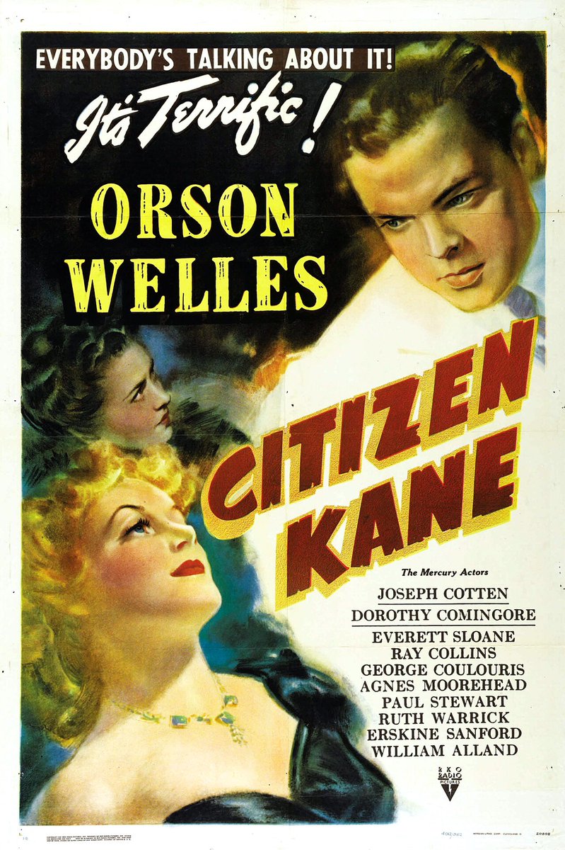 daveainsworth63's tweet image. Film of the day - Citizen Kane (1941) Orson Welles' masterpiece drama starring himself, Joseph Cotton, Dorothy Comingore and Agnes Morehead @BBCFOUR4 8.00pm tonight #CitizenKane #OrsonWelles