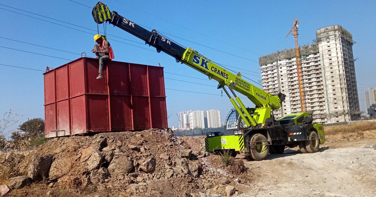 SK Crane (KALOKHE CRANES) “Lifting Tomorrow’s Future” Connect Us For Monthly And Yearly Based crane service. Contact No:8308490817 karankalokhe0698@gmail.com