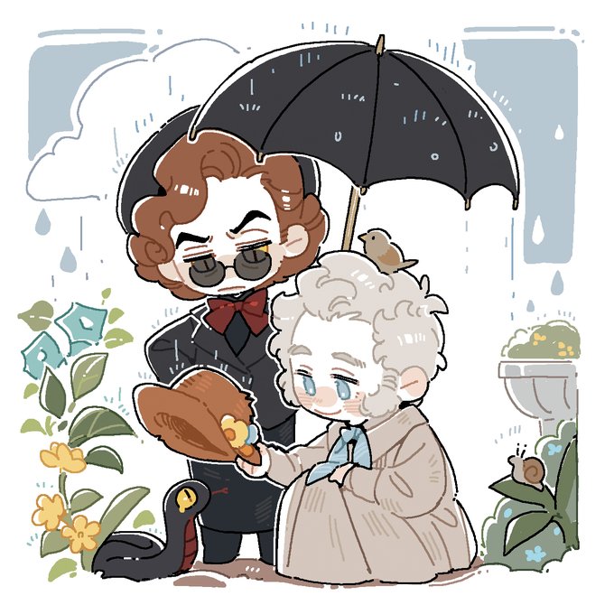 「shared umbrella short hair」 illustration images(Latest)