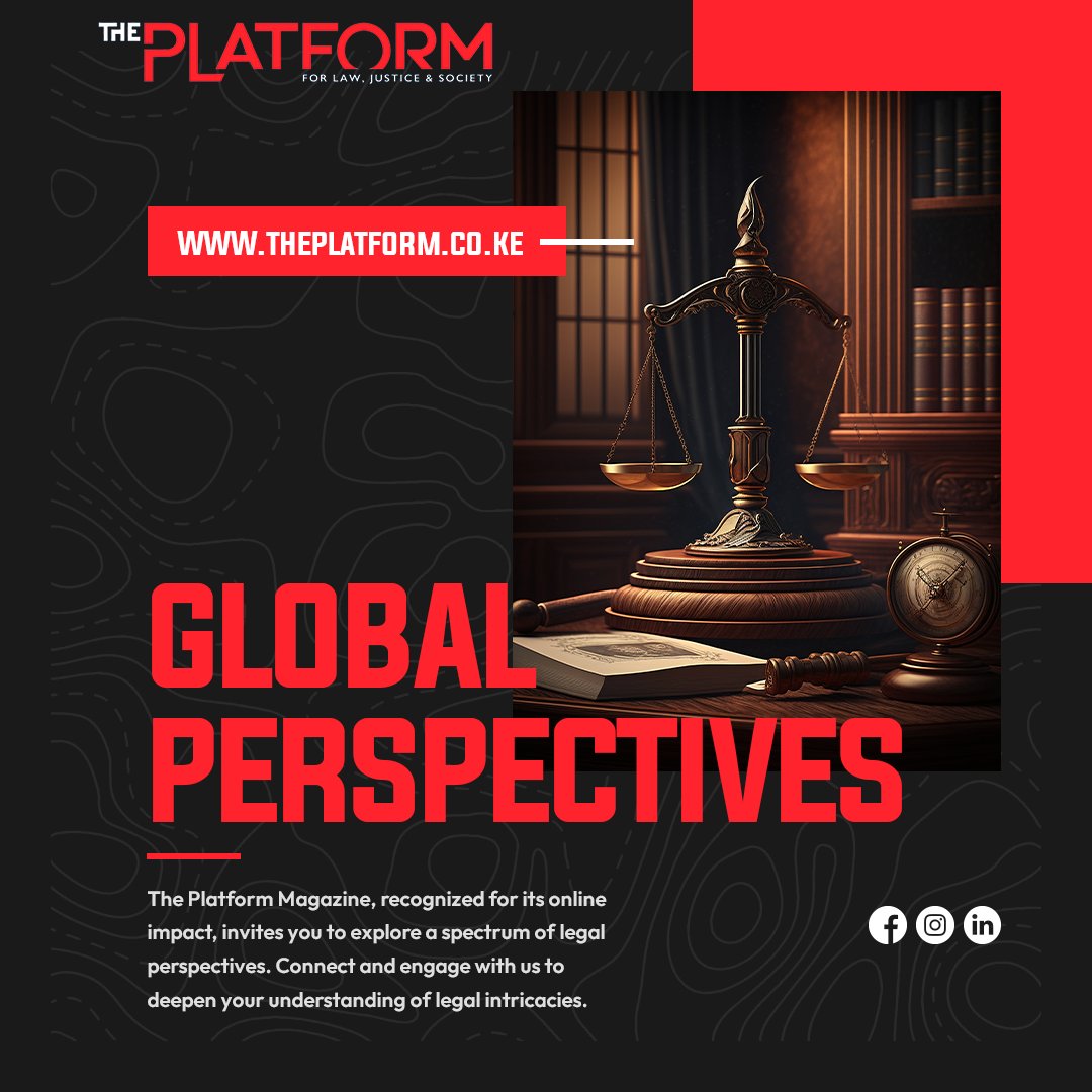 📷 The Platform Magazine transcends geographical boundaries! Our commitment since inception is to address legal and societal issues, providing a platform for Kenyans to share opinions on matters impacting our country, Africa, and beyond. theplatform.co.ke