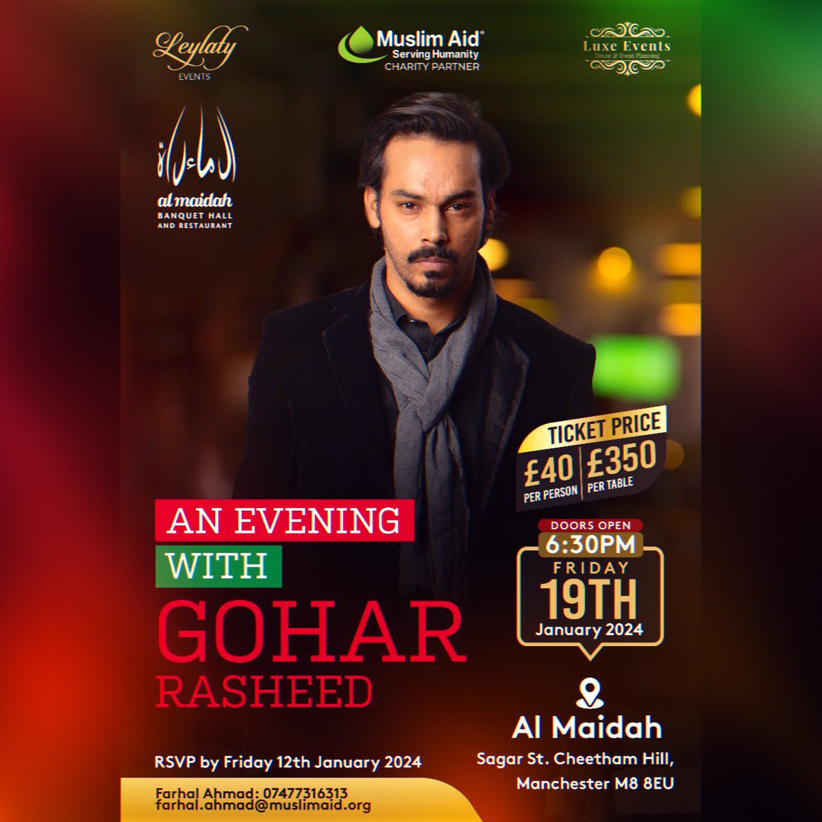 #Manchester I’ll see you all tomorrow #CharityEvent