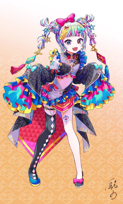 以前よりお姿を担当してます綺羅星めめちゃん()の新衣装をお仕立てしました 派手ハデ全開なチャイナめめちです でも今までとどことなく雰囲気が違う…? そんな新生めめちをよろしくお願いします!