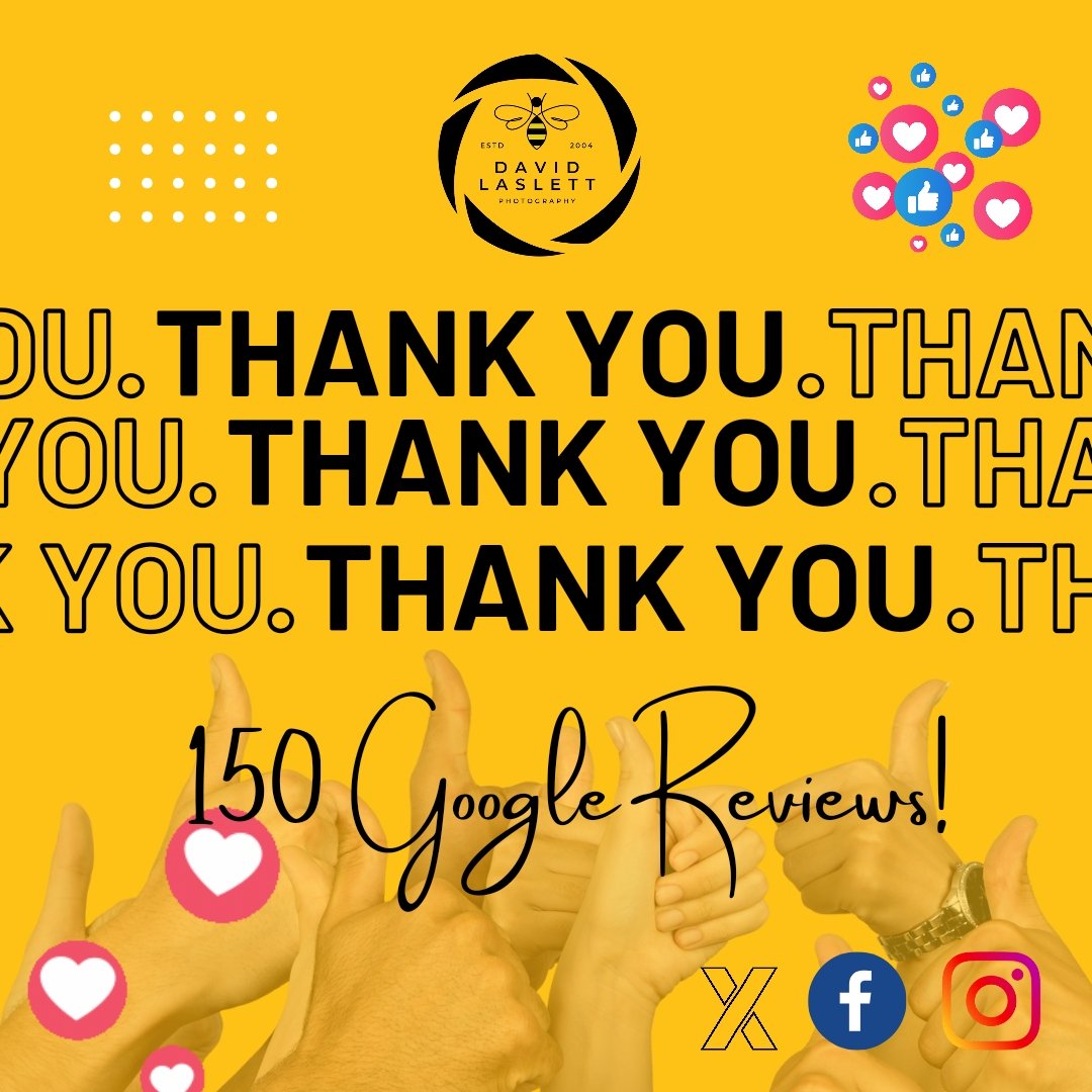 Absolutely delighted to have received my 150th 5-star review on Google. 

If I can help you or your organisation with Photography, please do get in touch and I'll be happy to discuss! 

#headshotphotography #commercialphotography #corporateheadshots