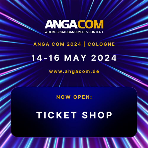 #ANGACOM 2024 from 14-16 May in Cologne: visitor ticket shop open angacom.de/en/visitors/ti… | first top speakers from the broadband and media industry angacom.de/en/visitors/sp… | already over 400 exhibitor registrations from 35 countries | third day completely free of charge