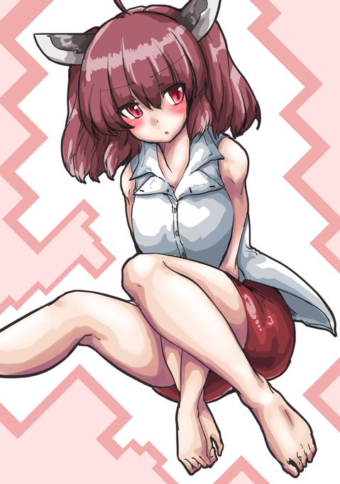 今日の日課はノースリーブYシャツタイトスカート東北きりたんです 