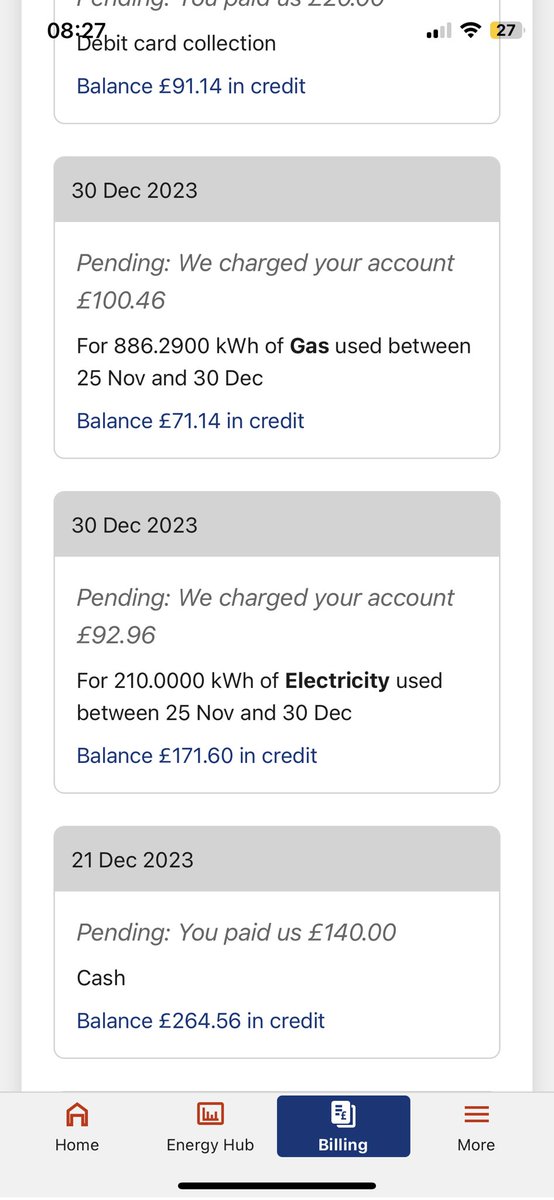jessknxghtx's tweet photo. @edfenergy can you explain all these extra bills coming out of my account ? I am on a fixed tarrif DD. Why are you taking extra payments throughout the month?! Eating into my credit that I had built up? Doesn’t make any sense. Also price of gas?! To have it on for 1hr costs £2.60 https://t.co/uB9q0O3PJz