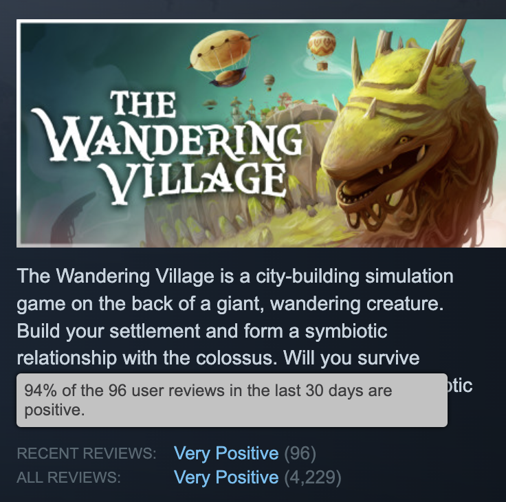 StrayFawnStudio's tweet photo. We are super close to reaching Overwhelmingly Positive reviews on Steam 😳

Will today be the day???
https://t.co/l8SHHTSOl3 https://t.co/iPEEbKtvd6