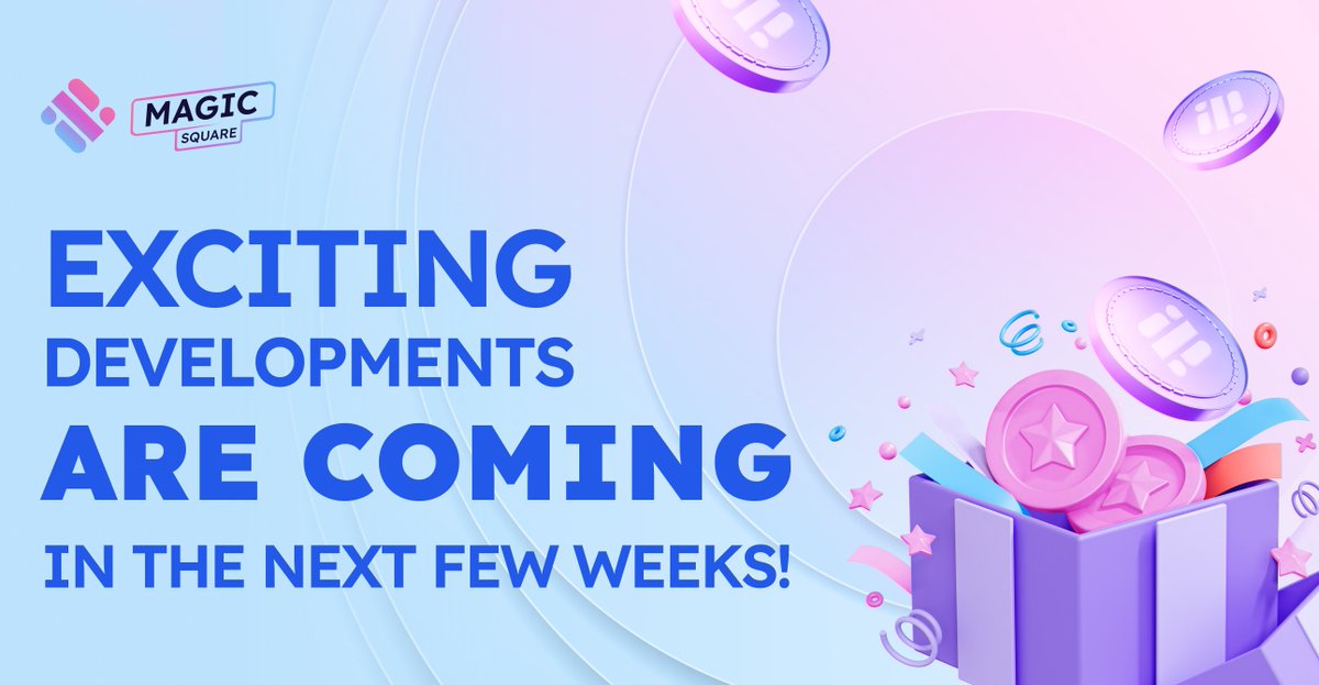 🌟 Major Updates Incoming! 🚀 Excitement is in the air as we gear up for some incredible advancements in the next few weeks. Here's a sneak peek:

🛒Enhanced Utility for $SQR at the Magic Store:
• Big change alert! We're shifting our Hot Offer Rewards to exclusively utilize