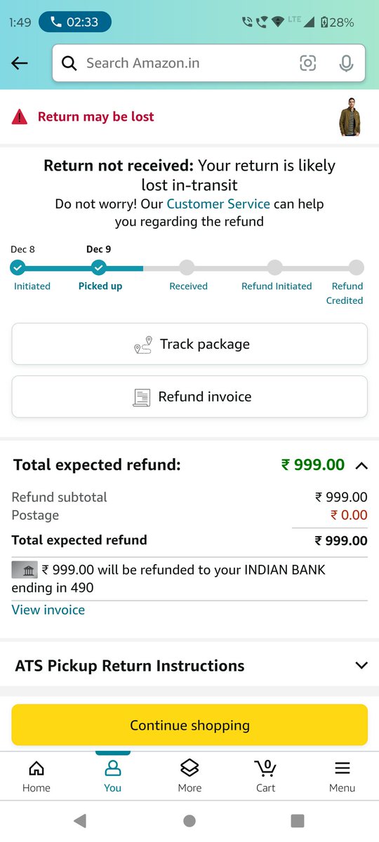 NikhilGupta50's tweet image. Disturbed by recent @amazon issues - articles marked as not received causing customer distress.  #AmazonIssues #CustomerExperience #AmazonFraud @ajassy #amazon #theif
