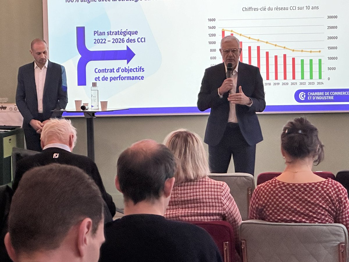 Conférence de presse <a href="/ccifrance/">CCI France 🇫🇷🇪🇺</a> ce matin : bilan 2023 et présentation de l’agenda stratégique 2024. 
#CCI <a href="/Economie_Gouv/">Ministère de l'Économie et des Finances</a>