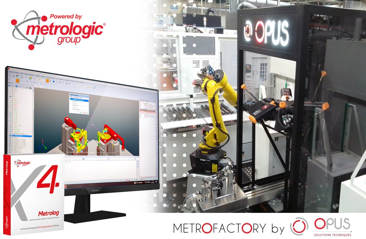 A major step forward in industrial productivity thanks to <a href="/opus_st/">Opus ST</a>' MetroFactory®, combining our Metrolog X4 software and <a href="/renishawplc/">Renishaw</a>'s Equator™ comparator.

lnkd.in/dgKssHAH

#3DMetrology #QualityControl #Manufacturing #Industry #Measure