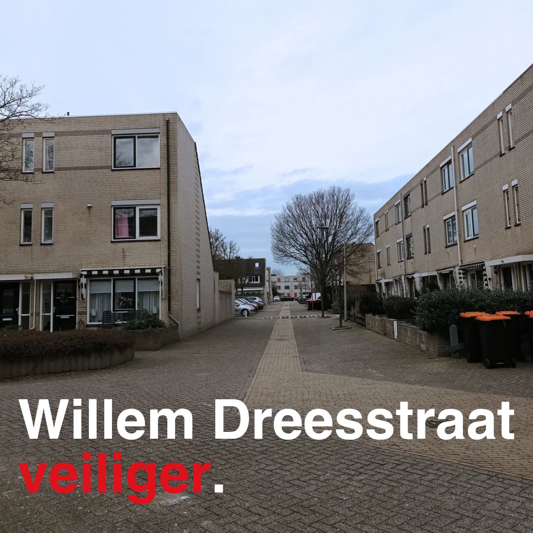 De Willem Dreesstraat wordt veiliger! Na inzet van onze verkeerswoordvoerder <a href="/reedijkt/">Tom Reedijk</a> gaat de gemeente nog dit jaar met de inwoners in gesprek, om hun zorgen mee te nemen bij de herinrichting van de wijk in 2025.