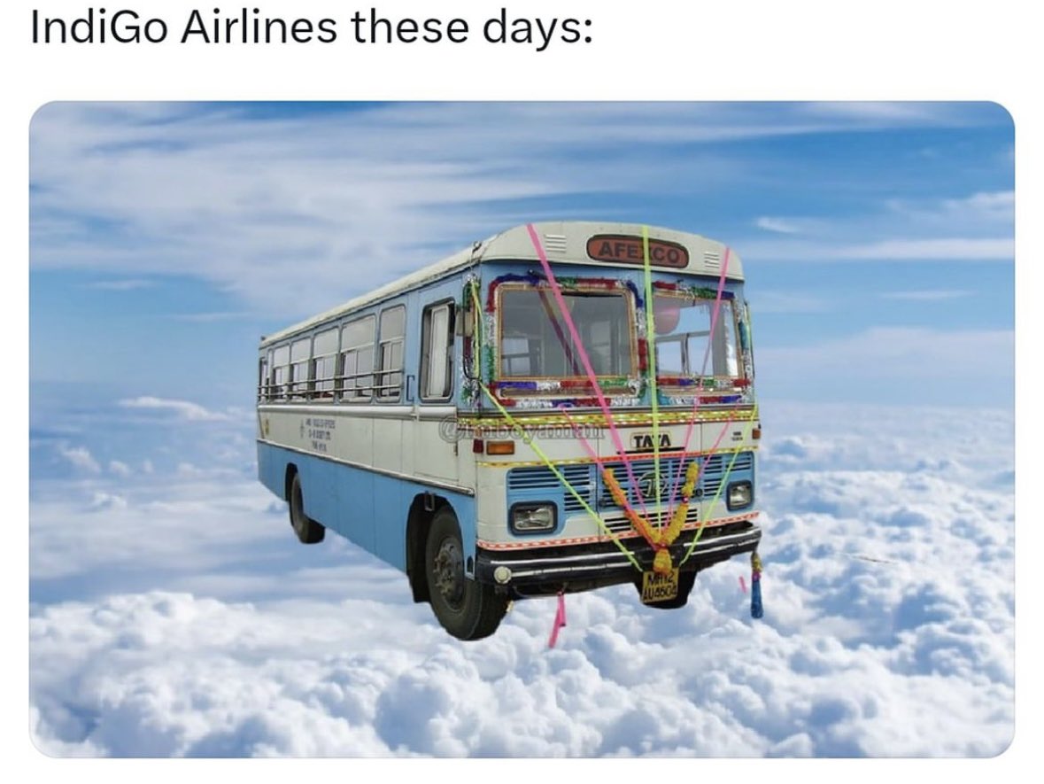 thisistrueindia's tweet photo. @IndiGo6E 
Conductors >>>>> Air hostess https://t.co/JRN8wbmxAr
