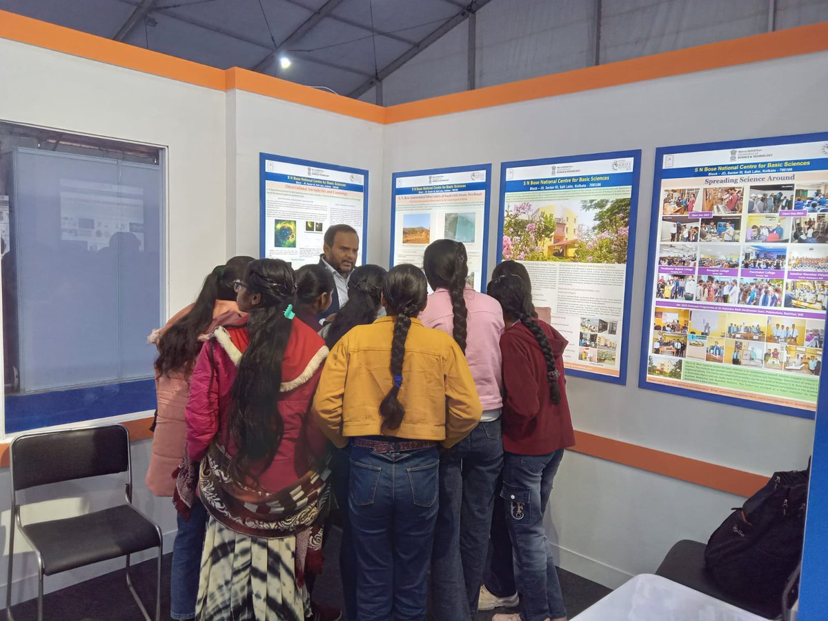 S. N. Bose Centre has participated in the IISF 2023 during 17 - 20 January, 2024 at Faridabad. @IndiaDST @DrJitendraSingh