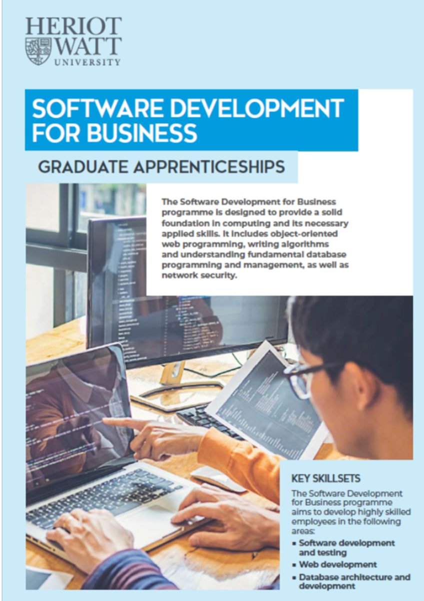 🔽DOWNLOAD our new Software Development flyer 🔽 Software Developers are in high demand! Check out our new #SoftwareDevelopment flyer to discover the key skillsets we're developing for employers. DOWNLOAD here👉linkedin.com/smart-links/AQ… #apprenticeships