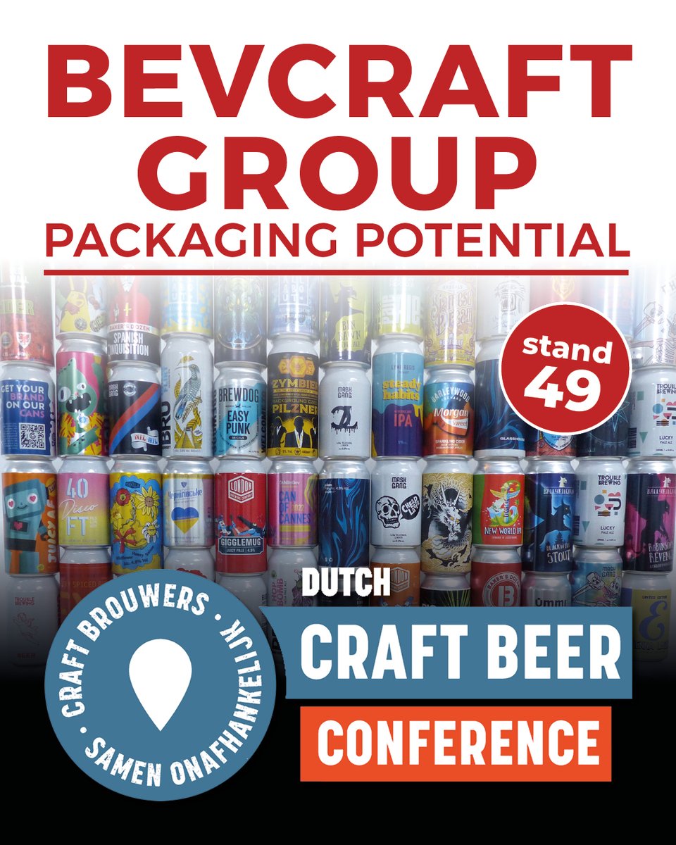 Het is nog maar twee weken tot de Dutch Craft Beer Conference in Den Bosch! 

Kom ons ontmoeten bij stand 49 om te praten over al uw inblikbehoeften 🍻

#mobilecanning #craftbeer #dutchcraftbeer #metalrecyclesforever #dutchcraftbeerconference