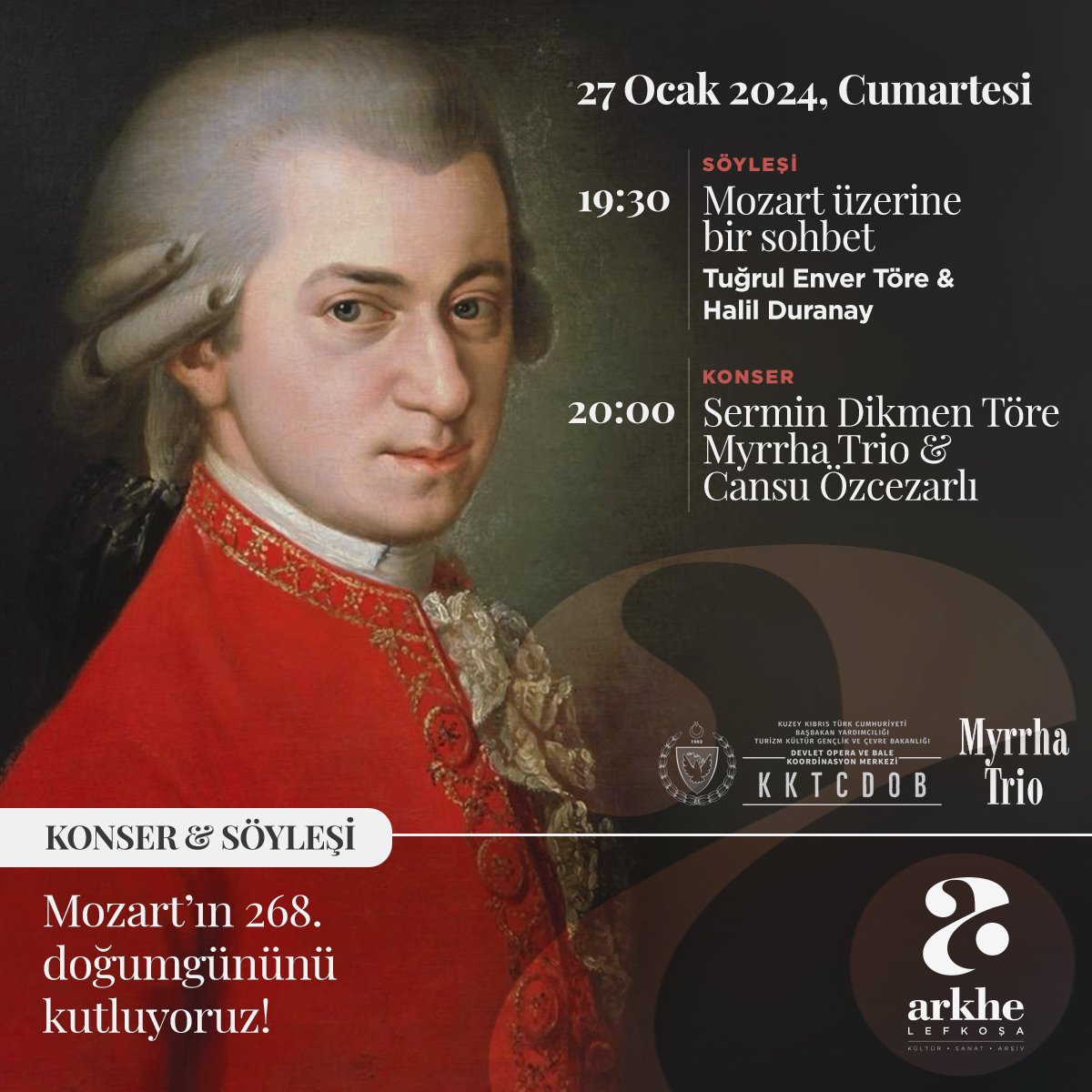 MOZART'IN 268. DOĞUMGÜNÜNÜ KUTLUYORUZ. dob.gov.ct.tr/HABERLER/mozar…