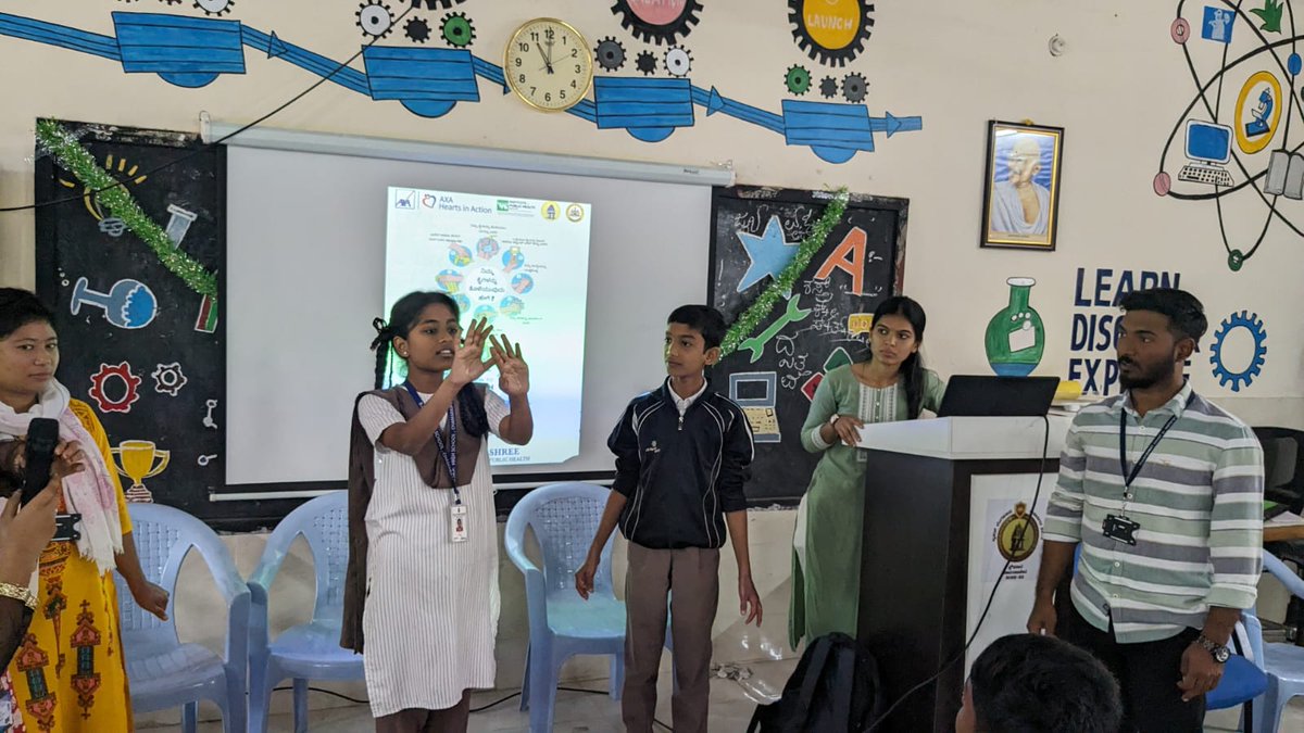 iphindia's tweet photo. School health awareness campaign on hand & menstrual hygiene was conducted by @iphindia in collaboration with students from Padmashree School of Public Health under the CSR project “Improving the women’s health status in UPHCs in Bengaluru” by @AXA @psph_blr #iphindia #hygiene https://t.co/dFjVUmDcHD