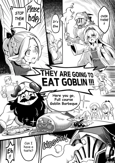 Goblin Meal Remastered of my old work from 2018 #dungeonmeshi #goblinslayer