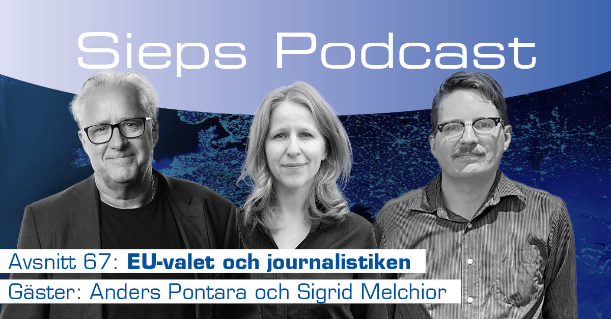 Säsongspremiär för Sieps Podcast! 9 juni röstar svenskarna i EU-valet. Brysselkorrespondenten @SigridMelchior och utrikeschefen på @sr_ekot Anders Pontara (@Pontara1) gästar och berättar om förberedelserna inför valet. Och är EU underbevakat? Lyssna: bit.ly/3RY5sU6