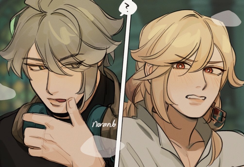 noranb_'s tweet image. 1+ year of drawing haikaveh 🫡 (aka the evolution of haitham’s brows and bbgirlism)