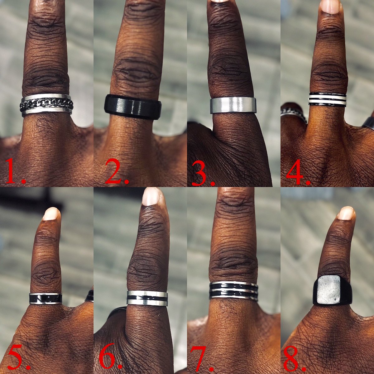 Hey guys, i sell stainless rings 25 cedis only Pls rt