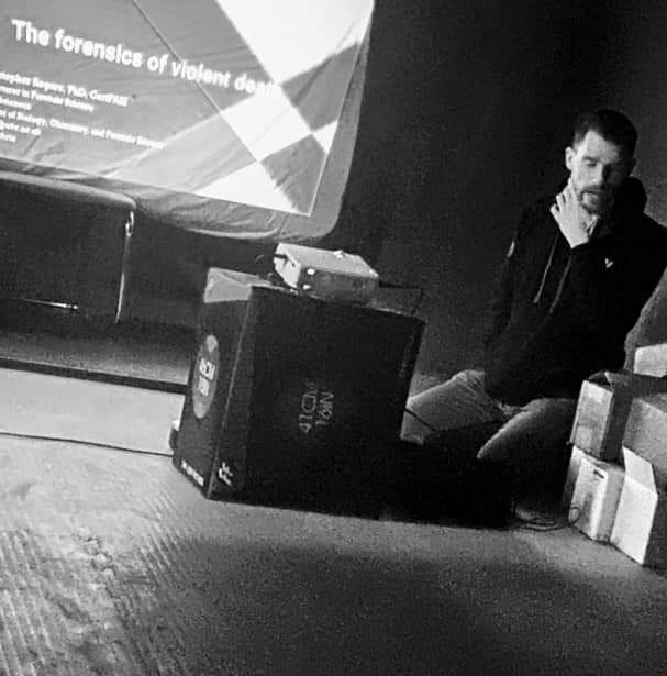 _doctorchris's tweet image. Over the Christmas break I delivered a seminar on violent death for combatives practitioners. A special focus on blunt and sharp force trauma and also neck anatomy (we do a lot of chokes!) #forensics #kravmaga #combatives