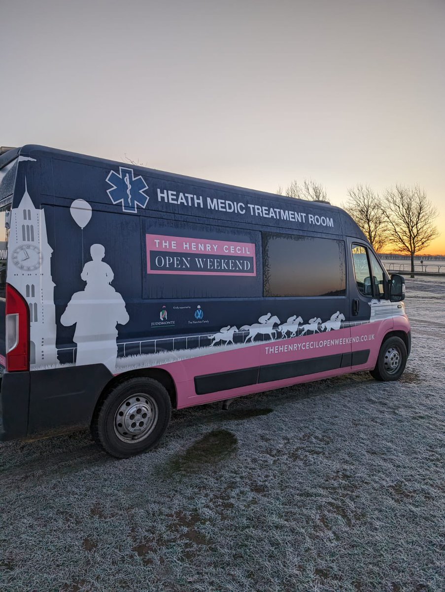 On mornings like this morning we are grateful to have our mobile treatment room warm and ready! #worldclasstrainingcentre