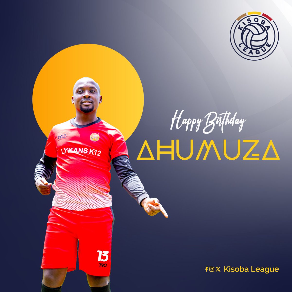 KISOBALeague's tweet photo. Happy birthday to you ..+1 🥂 @ahumuzaandrew1 ! Thank you for your contribution towards our activities in Season I and II. 

We pray for your good health in this new age. Keep blessed. 

#KISOBALeague #TuzeBwera https://t.co/tDhLklJe3z