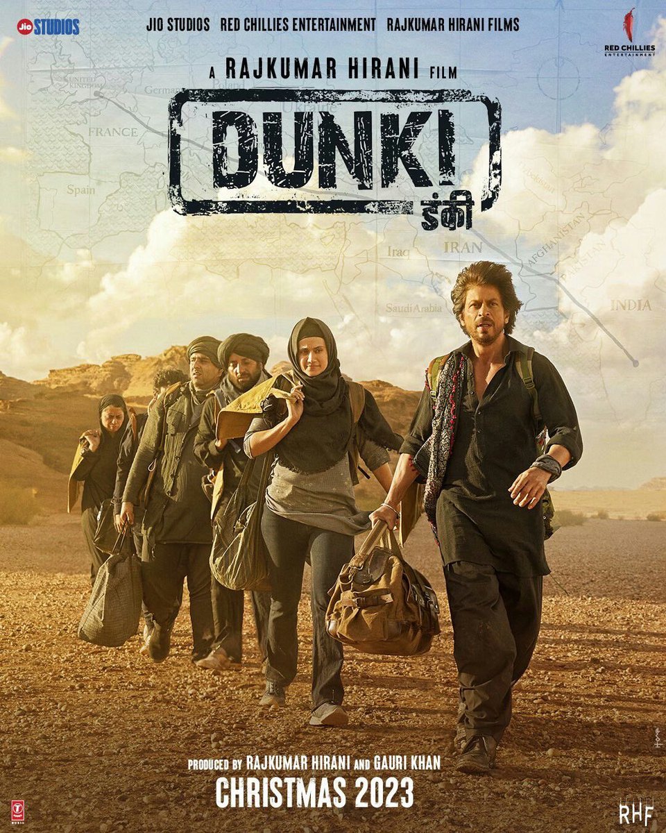 AinulNunanaa's tweet photo. Dunki. Bila tengok movie ni, I fikir mybe mcm ni cara Sajat masuk Australia &amp; dapat perlindungan kat sana. Siapa yg belum tengok, recommended. SRK walaupun dah tua, ok tak payah puji😍

Movie ni dari pengarah 3 Idiots. Kelakar, creative, sedih, marah… semua emosi ada. Best GILA! https://t.co/D70EcZJPAo