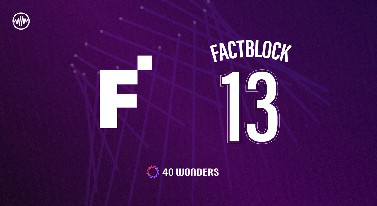 WemixNetwork's tweet photo. FACTBLOCK joins WEMIX3.0 as WONDER 13 in the 40 WONDERS 🌟

#FACTBLOCK, a leading Web3 architect, bridges global blockchain leaders with Korea and is launching Fablo to enrich communities with blockchain knowledge! 🌐

They're set to boost the #WEMIX ecosystem and ensure its mainnet's integrity and security! 💪

Stay tuned for the latest news 🔗 https://t.co/S1y4wVieYQ
