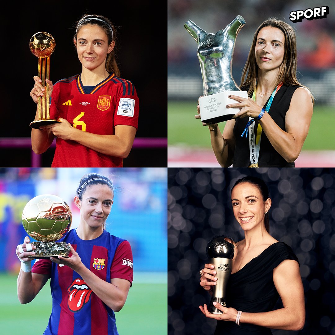 🚨 APPRECIATION POST 🚨 Aitana Bonmatí is the first player to win the World Cup Golden Ball, the UEFA Women’s Player of the Year, the Ballon d’Or Féminin and The Best FIFA Women’s Player of the Year. 🏆 And she did it all in the same year! 👏