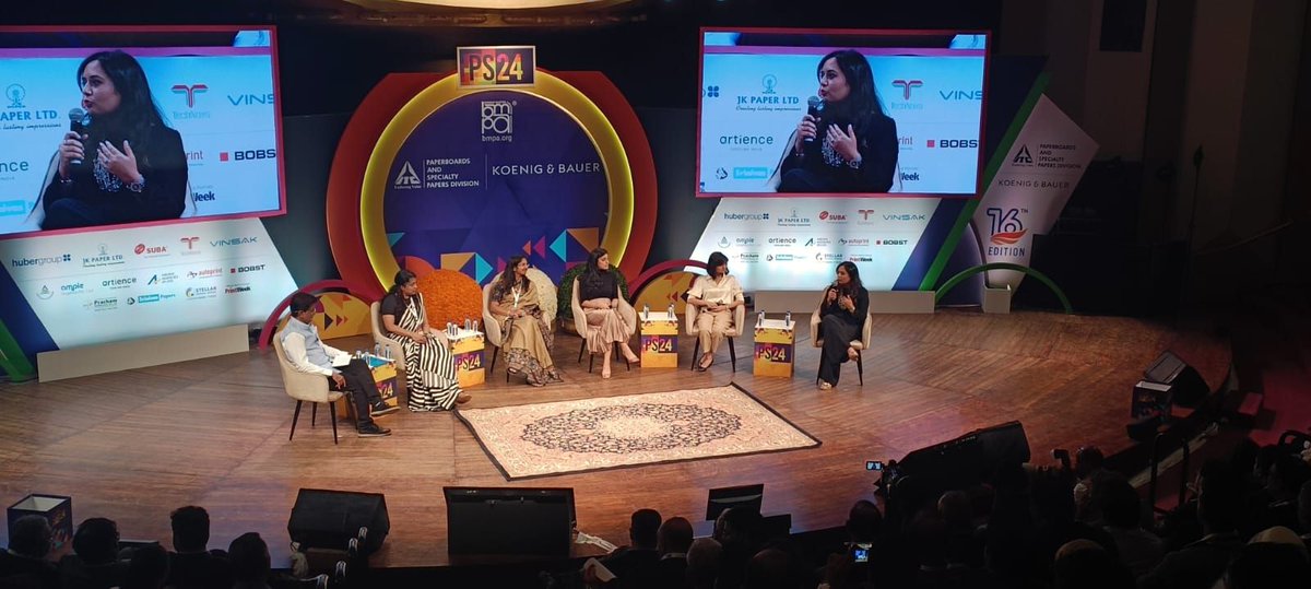 printweekindia's tweet photo. BMPA's star host Iqbal Kherodawala aka ITK led the panel: Women in print discussion
The panel discussion features A-Listers in our industry women who have not only taken on leadership roles but are also driving their companies forward.
#PrintSummit24 #Print #PS24
@TheBmpa https://t.co/33umdgi5ZW