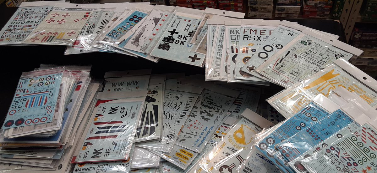 leonardolg_'s tweet image. 飛行機デカール大量入荷しました！
各スケール豊富に取り扱ってます。

#プラモデル #air #decal