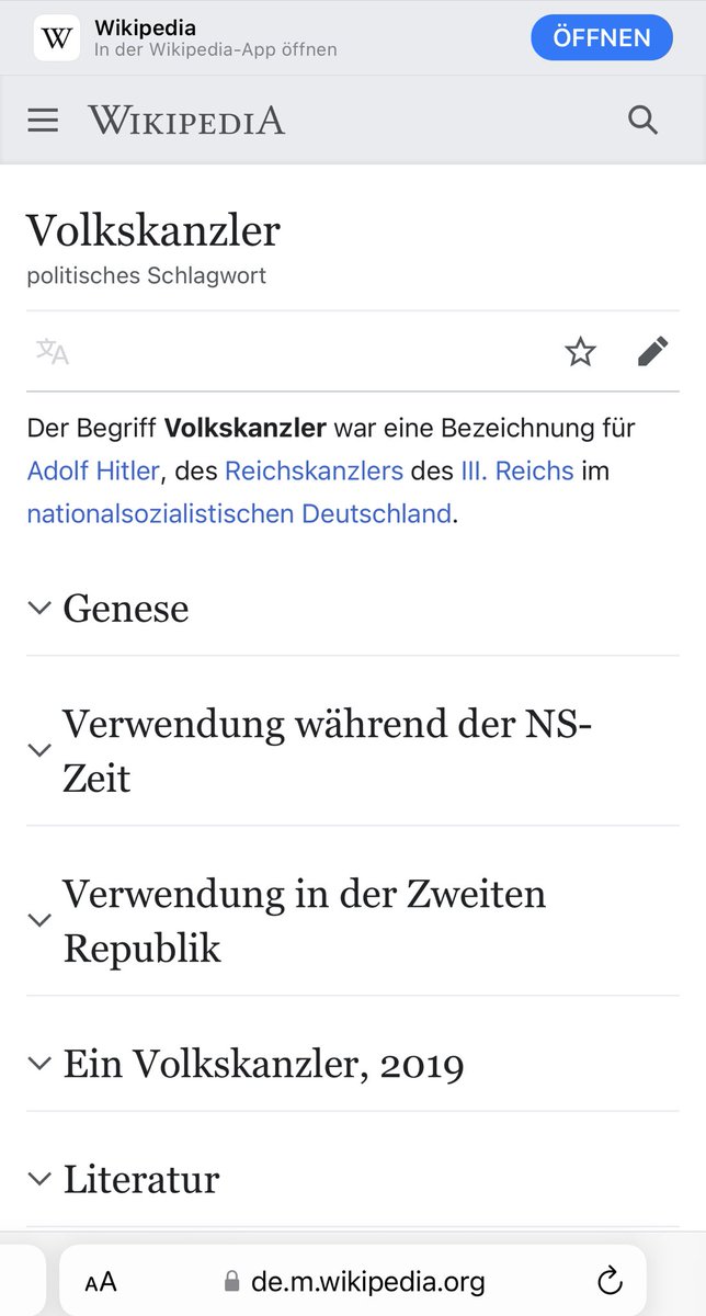 #Volkskanzler