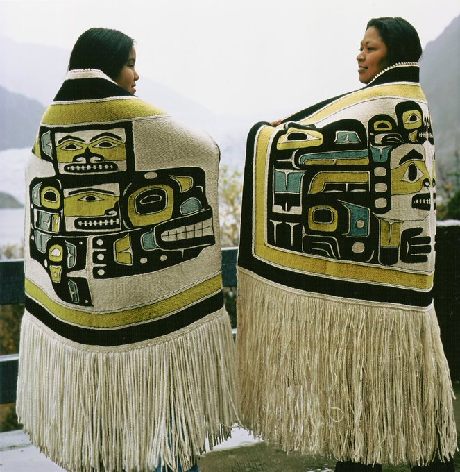 womensart1's tweet image. Anna Brown Ehlers, master weaver of the Tlingit tribe, Pacific Northwest Coast #UnravellingWomensArt
