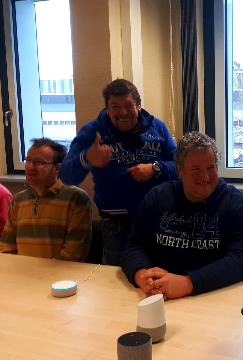 Weiterbildungsforschung OvGU (@wbforschung) on Twitter photo #InklusionKI Heute in der Werkstatt-Uni - wie inklusiv ist ALEXA? Gemeinsam mit Studierenden des BA Bildungswissenschaft, Mitarbeitenden einer WfBM und unserem Lehrbeauftragten Matthias Busch finden wir es heraus. ALEXA ! Was ist Inklusion? <a href="/OVGUpresse/">Otto-von-Guericke-Universität Magdeburg</a> #InklusionKI Heute in der Werkstatt-Uni - wie inklusiv ist ALEXA? Gemeinsam mit Studierenden des BA Bildungswissenschaft, Mitarbeitenden einer WfBM und unserem Lehrbeauftragten Matthias Busch finden wir es heraus. ALEXA ! Was ist Inklusion? <a href="/OVGUpresse/">Otto-von-Guericke-Universität Magdeburg</a>