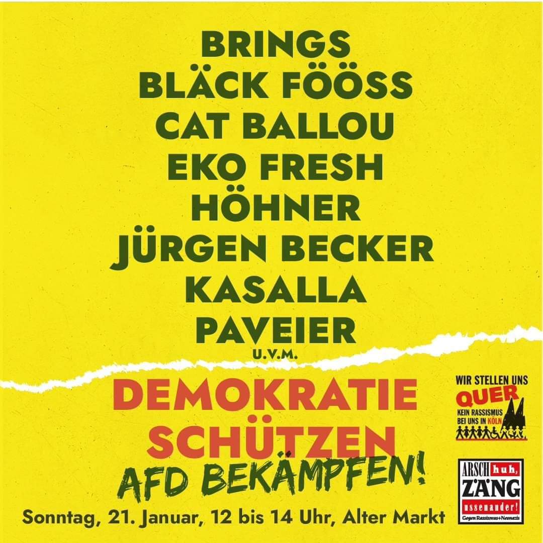 Ich freue mich auf Sonntag.... Bei allem ernst, darf man auch mal mit Spaß an der Freud #LAUTgegenRechts sein ❤️

#k2101