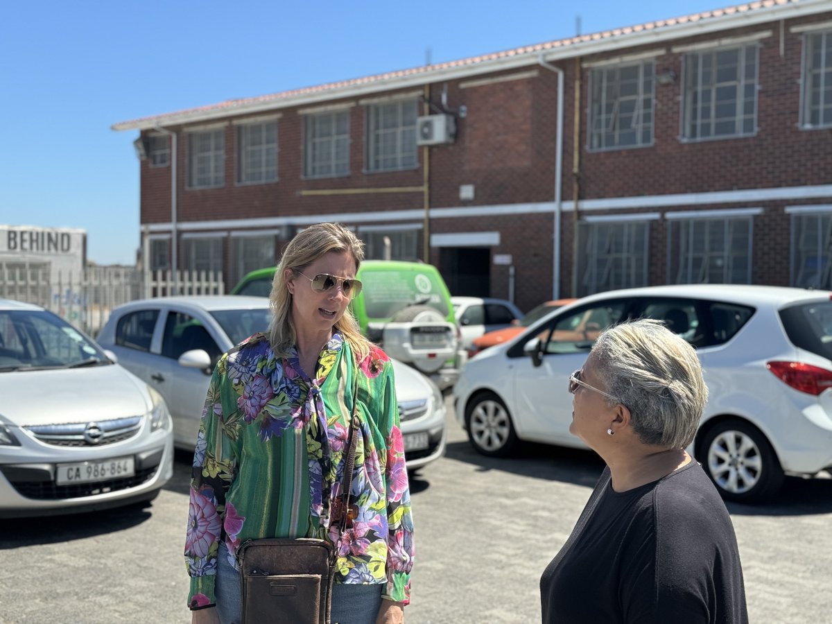 ActionSA_WC's tweet photo. ActionSA Western Cape Provincial Chairperson, @go2Michelle visited Cascade Primary School in Mitchells Plain. 

In a community ravaged by gang violence and drug abuse, the school, its learners, and staff are not spared from the hardships of the surrounding community.

This is why ActionSA’s top priority is to restore the Rule of Law and end the stronghold of gangs and drug dealers in our communities. 

Despite the challenges, we are encouraged by the selfless Principals who go beyond the call of duty to ensure their learners have have a chance to succeed.