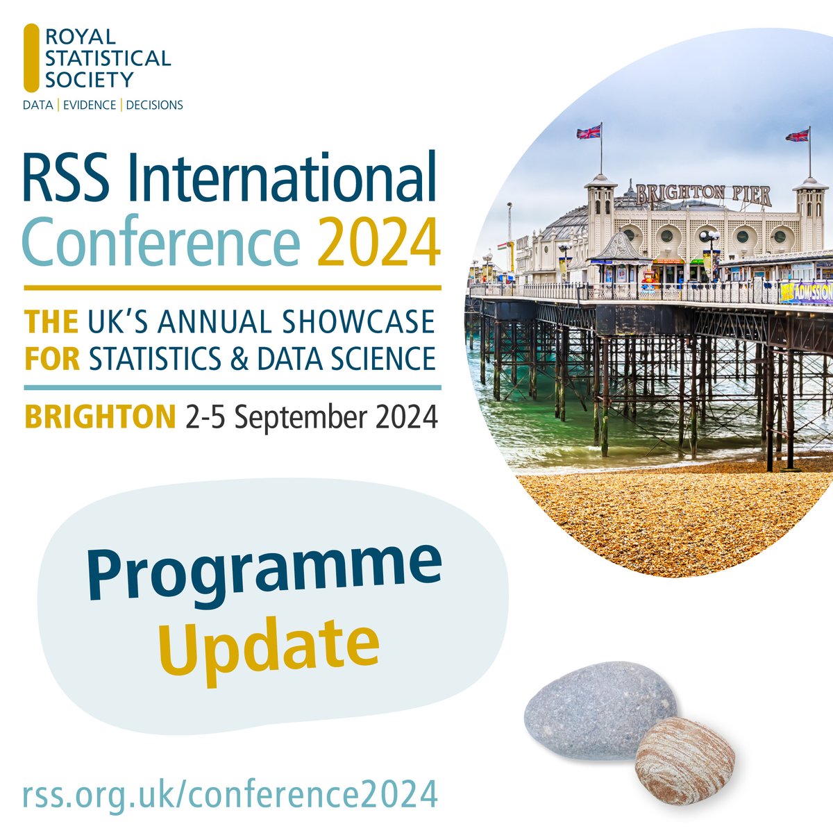 A record number of invited topic sessions & workshops have been accepted onto the programme for @RoyalStatSoc 2024 International Conference in Brighton this September. From causal inference to generative AI and much more, read the full list: rss.org.uk/training-event… #RSS2024Conf